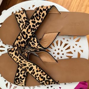 Lightly worn, very flat sandal